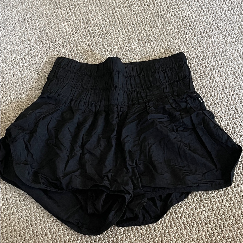 Elegant Black High-Waisted Women's Shorts